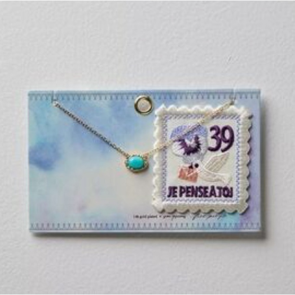 Free People Post Card Necklace NEW
